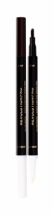Antakių pieštukas Makeup Revolution London Revolution PRO Dark Brown Day & Night Brow Pen Eyebrow Pencil 1,6ml