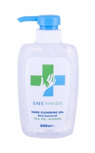 Antibakterinis gelis Safe Hands Anti-bacterial 300ml Muilas