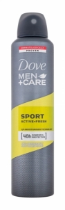 Antiperspirantas Dove Men + Care Sport 250ml Active + Fresh Dezodoranti, antiperspiranti