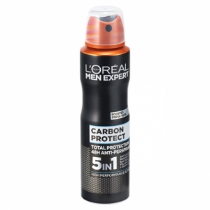 Dezodorantas L´Oréal Paris Antiperspirant spray for men Carbon Protect 4v1 150 ml