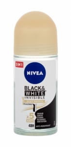 Antiperspirantas Nivea Black & White Invisible Silky Smooth 50ml 48h Dezodoranti, antiperspiranti