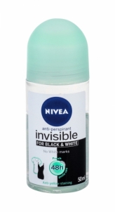 Antiperspirantas Nivea Invisible For Black & White 48h Antiperspirant 50ml Fresh Dezodoranti, antiperspiranti