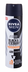 Antiperspirantas Nivea Men Invisible For Black & White Ultimate Impact 150ml 48h Dezodorantai/ antiperspirantai