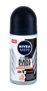 Antiperspirantas Nivea Men Invisible For Black & White Ultimate Impact Roll-On 50ml 48h Dezodoranti, antiperspiranti