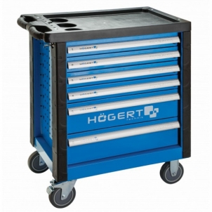 Aptarnavimo įrankių spintelė , 6 stalčiai (171gab.) HT7G052 HOGERT Instrumentu kastes, futrāļi, somas, skapīši