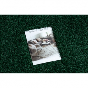 Apvalus tamsiai žalias kilimas SOFFI | ratas 160 cm 