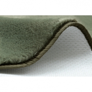 Apvalus žalias kailio imitacijos kilimas POSH | ratas 60 cm