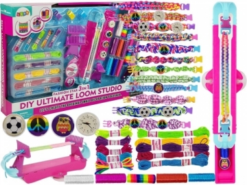 Apyrankių gaminimo rinkinys 3in1 Toys for girls