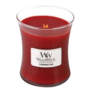 Aromatinė žvakė WoodWick Fragrant Candle Vase Cinnamon Chai 275 g Mājas smaržas