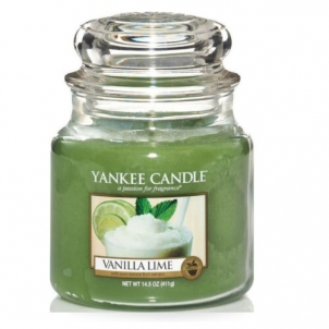 Aromatinė žvakė Yankee Candle (Vanilla Lime) 411 g Mājas smaržas
