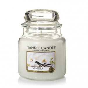 Aromatinė žvakė Yankee Candle Aromatic Candle Classic Medium Vanilla (Vanilla) 411 g Mājas smaržas