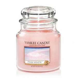 Aromatinė žvakė Yankee Candle Aromatic Candle Medium Pink Sands 411 g Mājas smaržas