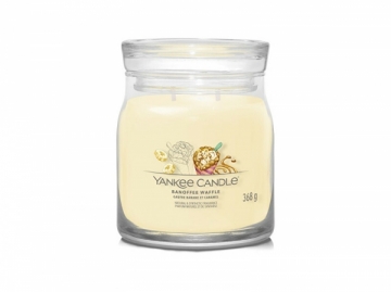Aromatinė žvakė Yankee Candle Aromatic candle Signature glass medium Banoffee Waffle 368 g 