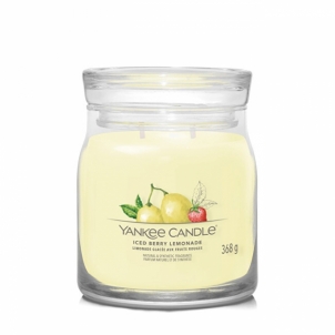 Aromatinė žvakė Yankee Candle Aromatic candle Signature glass medium Iced Berry Lemonade 368 g 