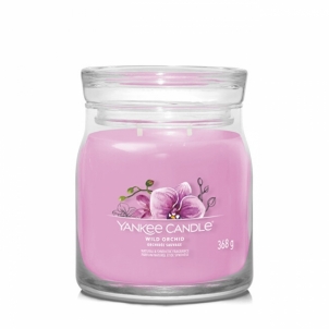 Aromatinė žvakė Yankee Candle Aromatic candle Signature glass medium Wild Orchid 368 g Mājas smaržas