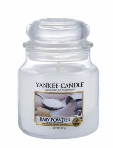 Aromatinė žvakė Yankee Candle Baby Powder Scented Candle 411g Mājas smaržas