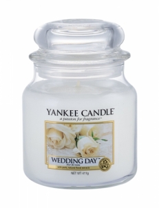 Aromatinė žvakė Yankee Candle Wedding Day Scented Candle 411g Mājas smaržas