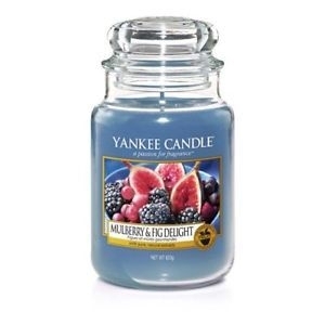Aromatinė žvakė Yankee Classic Large Mulberry & Fig Delight 623 g 