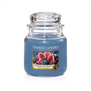 Aromatinė žvakė Yankee Classic Small Mulberry & Fig Delight 104 g 