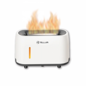Aromatizatorius Tellur Flame aroma diffuser 240ml, 12 hours, remote control, white Ионизаторы воды и воздуха