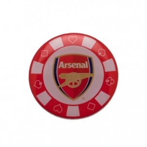 Arsenal F.C. prisegamas ženklelis - pokerio žetonas