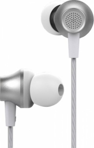 Ausinės Devia Metal In-ear Earphone with Remote and Mic (3.5mm) silver