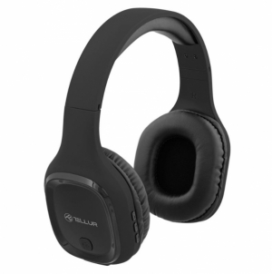 Ausinės Tellur Bluetooth Over-Ear Headphones Pulse black Bezvadu austiņas