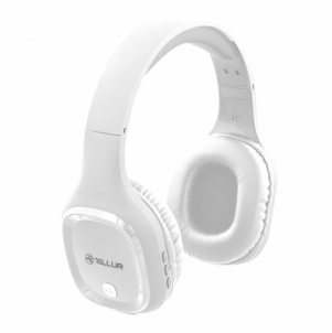 Ausinės Tellur Bluetooth Over-Ear Headphones Pulse white . Bezvadu austiņas