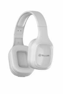 Ausinės Tellur Bluetooth Over-Ear Headphones Pulse white .