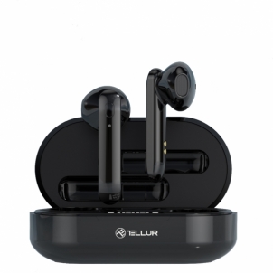 Ausinės Tellur Flip True Wireless Earphones black Belaidės, bluetooth ausinės
