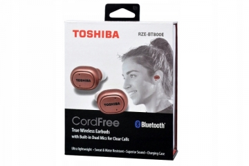 Ausinės Toshiba CordFree RZE-BT800E rose gold