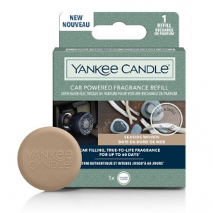 Automobilio kvapas Yankee Candle Car Powered Seaside Woods Car Diffuser Refill 1 pc Mājas smaržas