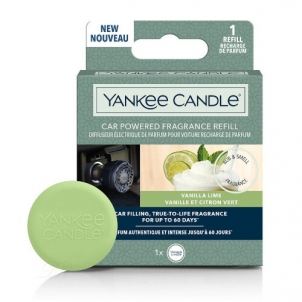 Automobilio kvapas Yankee Candle Car Powered Vanilla Lime 1 pc diffuser refill for car socket Kvapai namams