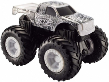 Automobilis FYJ75/FYJ71 Hot Wheels Monster Trucks Rev Tredz Slinging Ink Vehicle Toys for boys