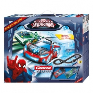 Automobilių trąsa 62443 Ultimate Spider-man Carrera GO Автотрасса Sacīkšu trases, garāžas bērniem