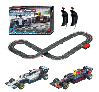Automobilių trasa Carrera Formula Champions 4.3m 20063518 Sacīkšu trases, garāžas bērniem