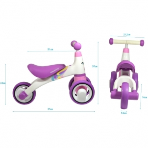 Balansinis dviratis - KONIK, violetinis