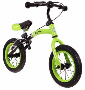 Balansinis dviratis BOOMERANG, 10-12“, žalias
