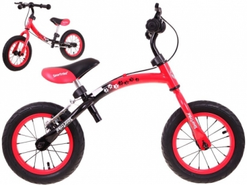 Balansinis dviratis SporTrike Boomerang 10-12, raudonas Balansiniai dviratukai