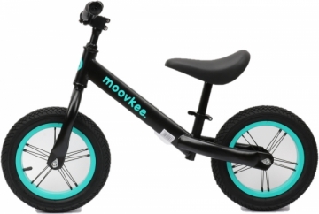Balansinis dviratukas - Moovkee, 12 colių, juodai mėlynas