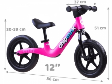 Balansinis dviratukas "Royal Baby Chipmunk", rožinis