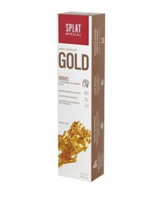 Balinanti dantų pasta SPLAT Diamond and Gold Extract Gold 75 ml
