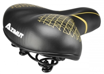 Balnelis Azimut City Gold 255x210mm (1034) Bicycle saddles and components