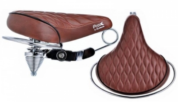 Balnelis VELO ProX VL-8016 brown Bicycle saddles and components