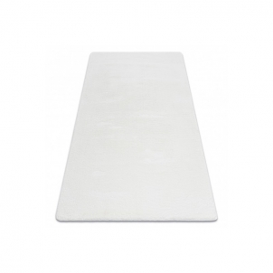 Baltas kailio imitacijos kilimas POSH | 120x160 cm