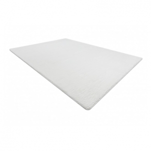 Baltas kailio imitacijos kilimas POSH | 50x80 cm