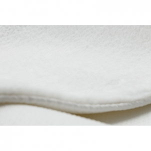 Baltas kailio imitacijos kilimas POSH | 80x150 cm