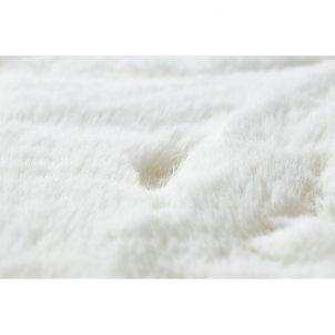 Baltas kailio imitacijos kilimas TEDDY | 160x220 cm
