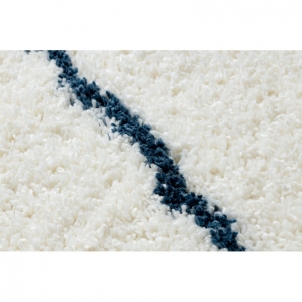 Baltas kilimas su mėlynais akcentais UNION | 160x220 cm