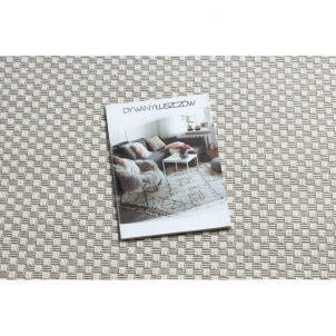 Baltos spalvos sizalio kilimas su kraštine BOHO | 200x290 cm 